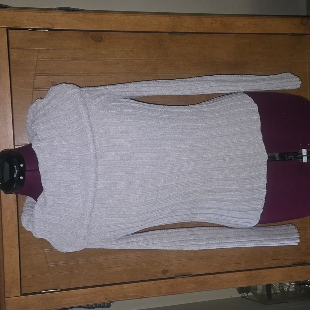 026 Missguided Chenille Ribbed Fold Over Fitted Sweater